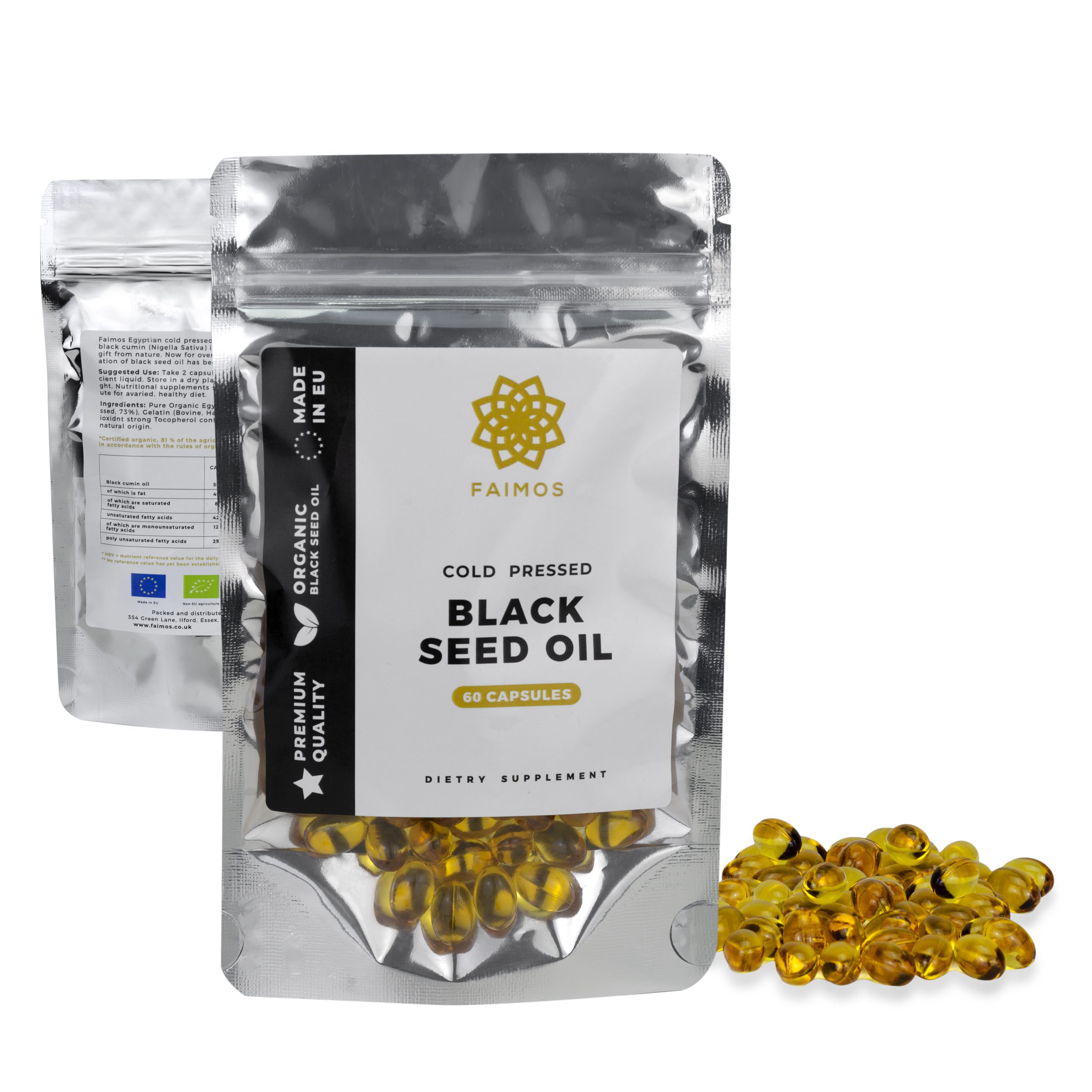 Faimos black seed oil capsule
